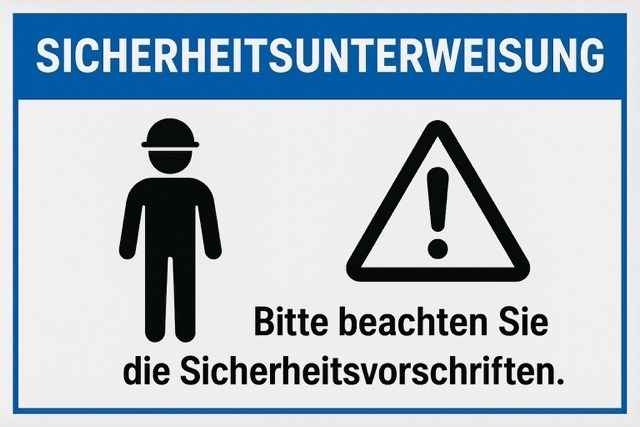 sicherheitsunterweisung